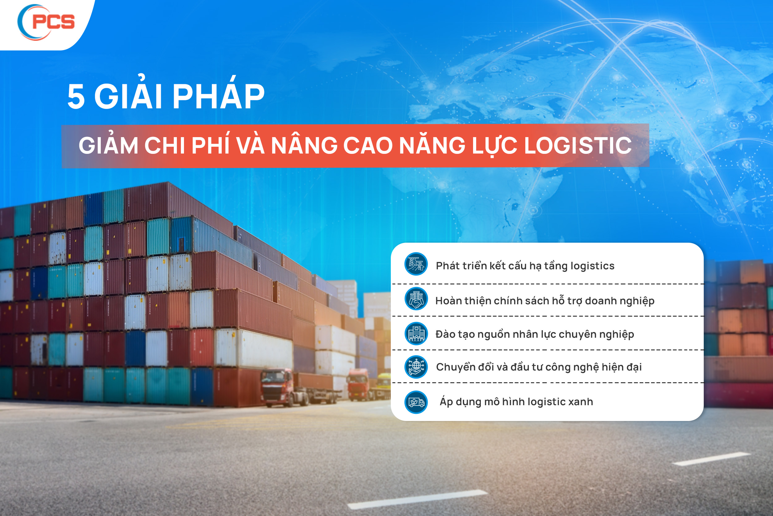 5 Giải pháp giảm chi phí và nâng cao năng lực logistic 