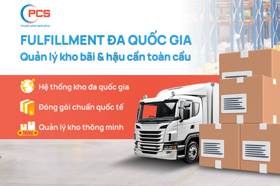Với fulfillment e commerce, PCS giúp các doanh nghiệp dễ dàng mở rộng quy mô mà không cần đầu tư vào cơ sở hạ tầng logistics phức tạp.