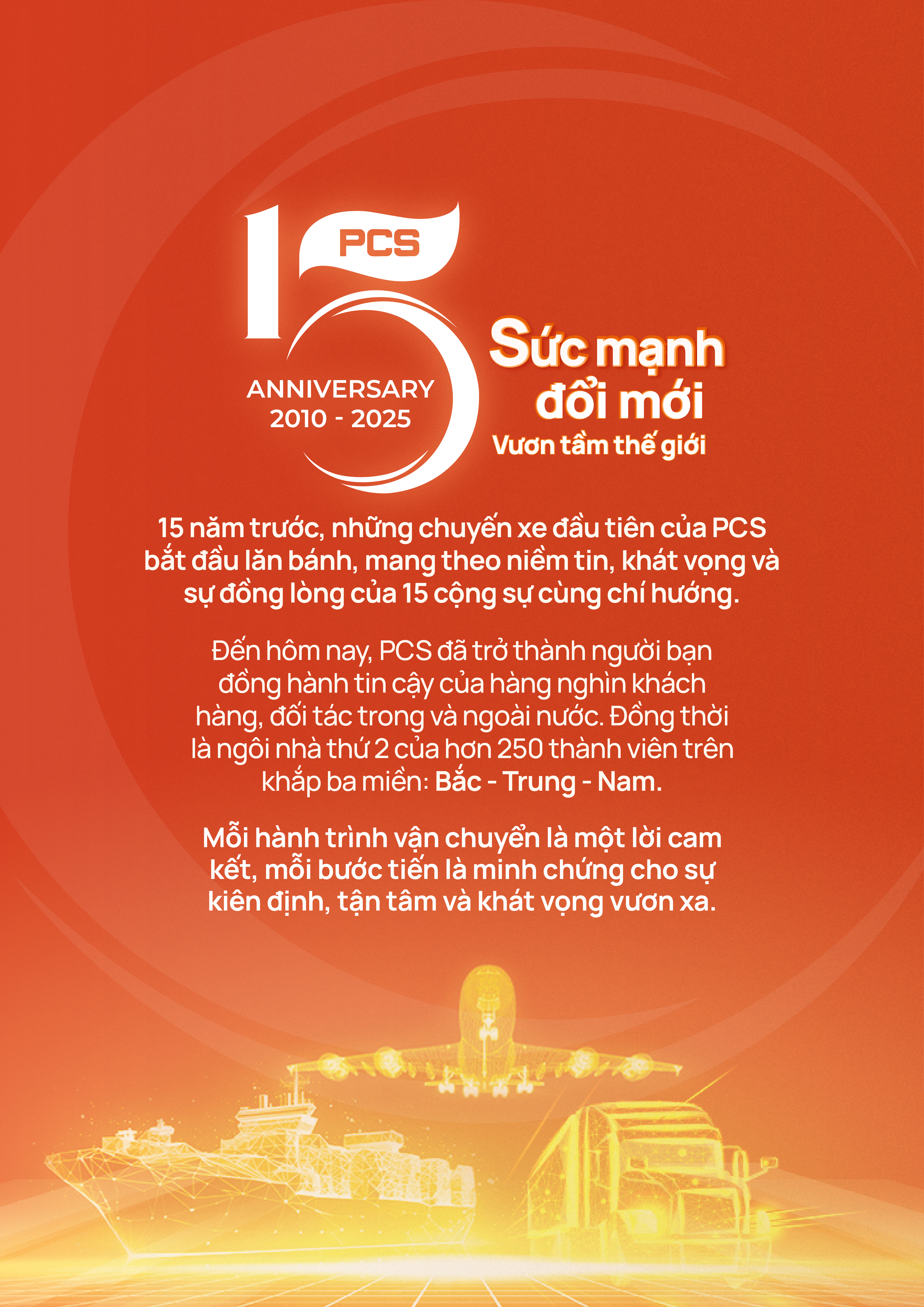 Kỷ niệm 15 năm thành lập PCS