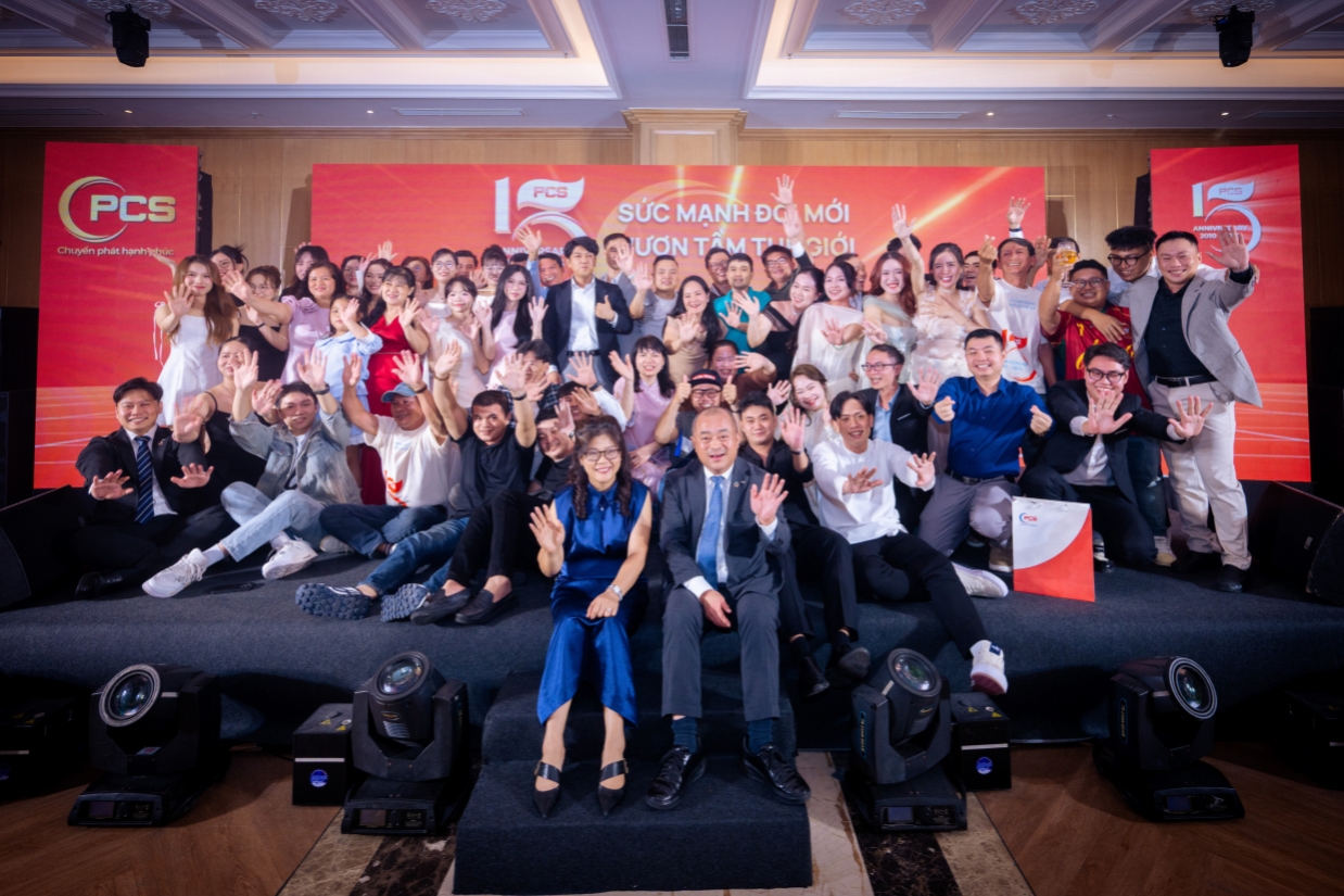 The Mark of Happiness at PCS 15th Anniversary in Ho Chi Minh City