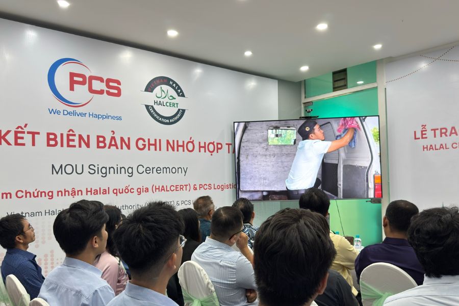 Video qu&aacute; tr&igrave;nh chuẩn ho&aacute; Halal tại PCS Logistics