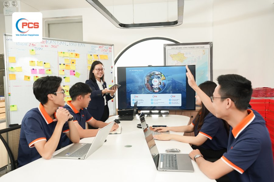 PCS logistics vận hành với mô hình quản lý mở với 6 giá trị cốt lõi hướng tới khách hàng làm trung tâm
