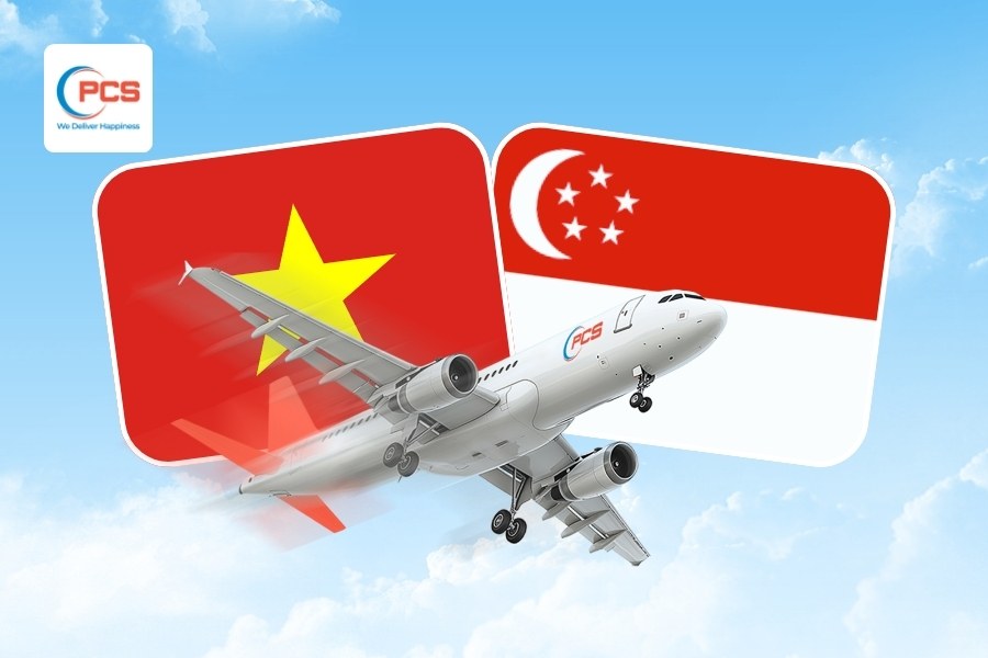 Dịch vụ gửi hàng đi Singapore uy tín bằng đường hàng không tại PCS Logistics Dịch vụ gửi hàng đi Singapore uy tín bằng đường hàng không tại PCS Logistics