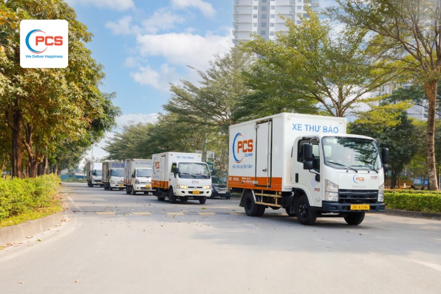 Express services in Vietnam connecting nationwide delivery routes operated by PCS Logistics
