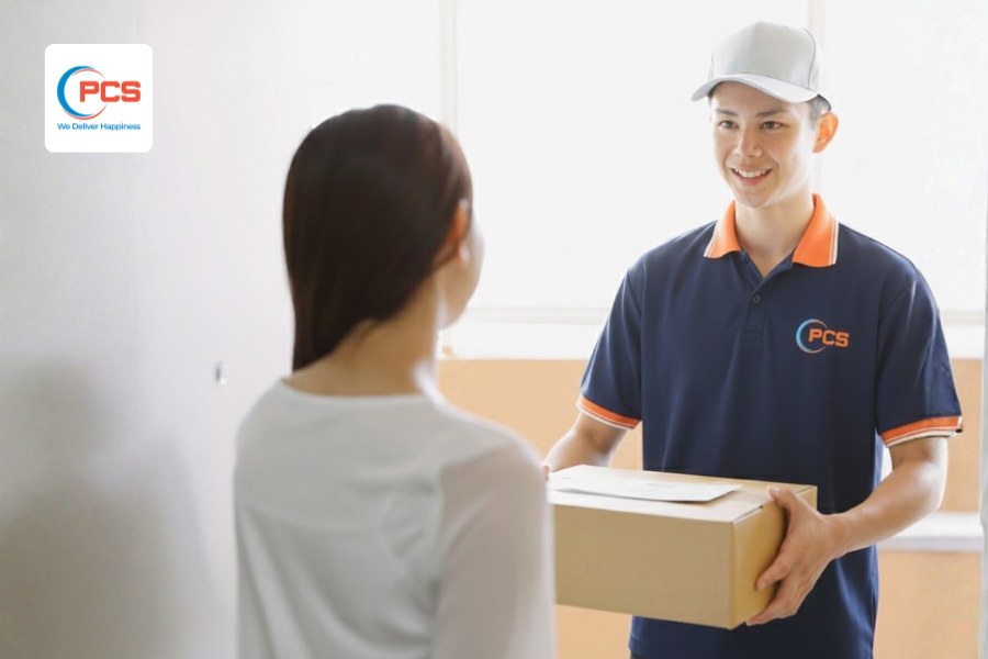 Same day express delivery operations within 24 hours at PCS Logistics.
