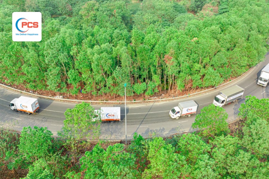 PCS vận chuyển vật tư đóng gói phục vụ xưởng, nhà máy PCS vận chuyển vật tư đóng gói phục vụ xưởng, nhà máy