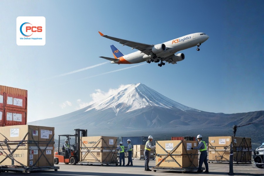 Average international air express transit time at PCS Logistics is 2&ndash;5 days