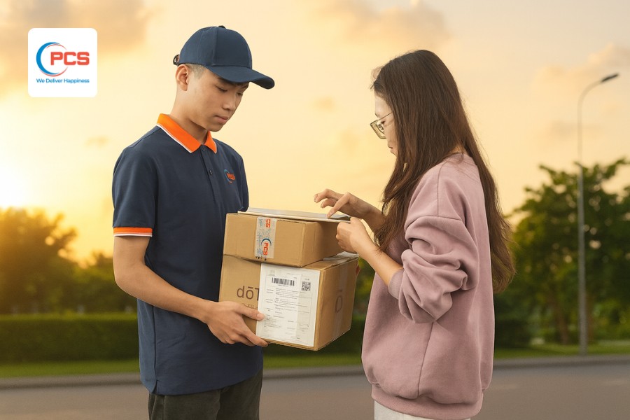 On-time international express delivery to customers worldwide by PCS Logistics