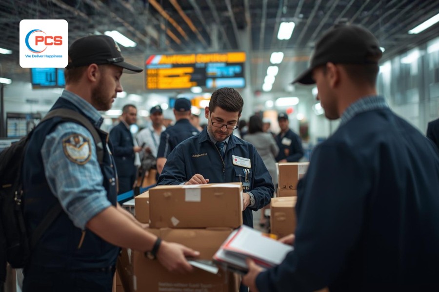 Customs declaration solutions supporting air and sea gateways.