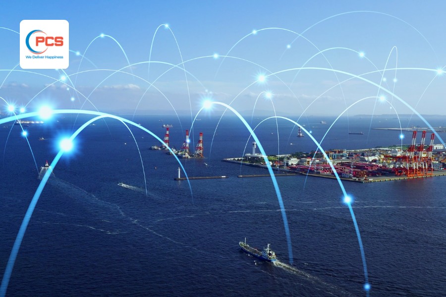 PCSのFCLサービスはグローバルネットワークに接続しています