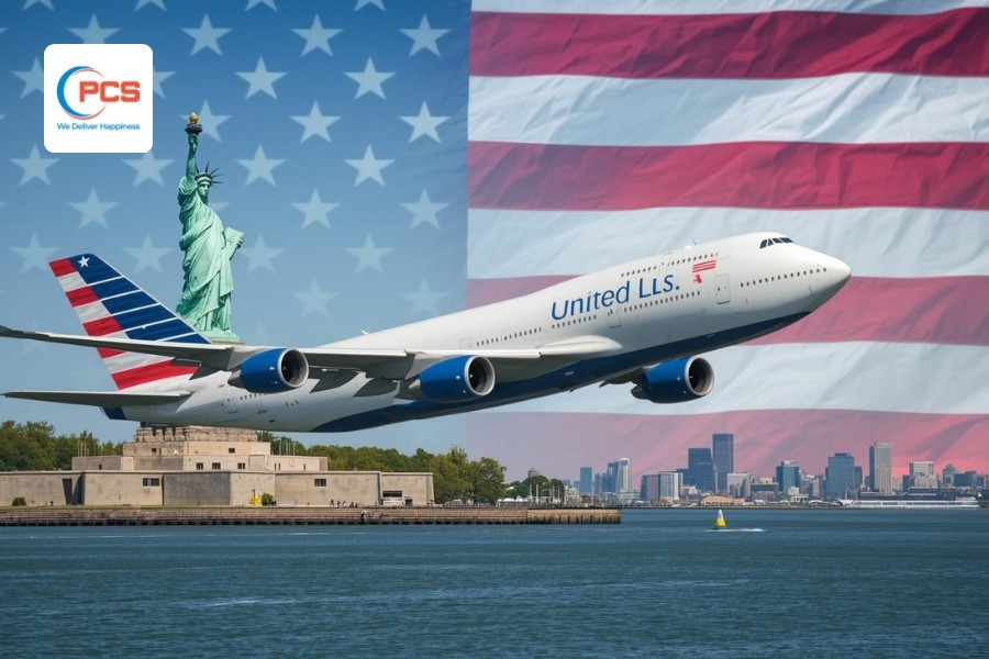 Dịch vụ vận chuyển ePacket đi Mỹ uy t&iacute;n tại PCS Logistics