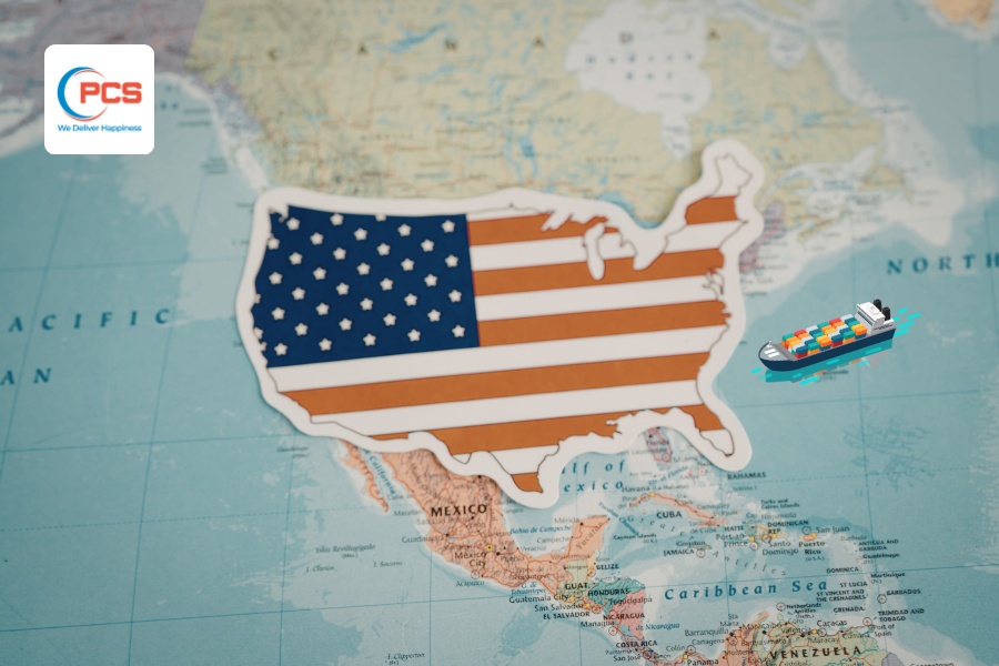 Bắc Mỹ l&agrave; thị trường trọng điểm c&oacute; nhu cầu vận chuyển đường biển khổng lồ