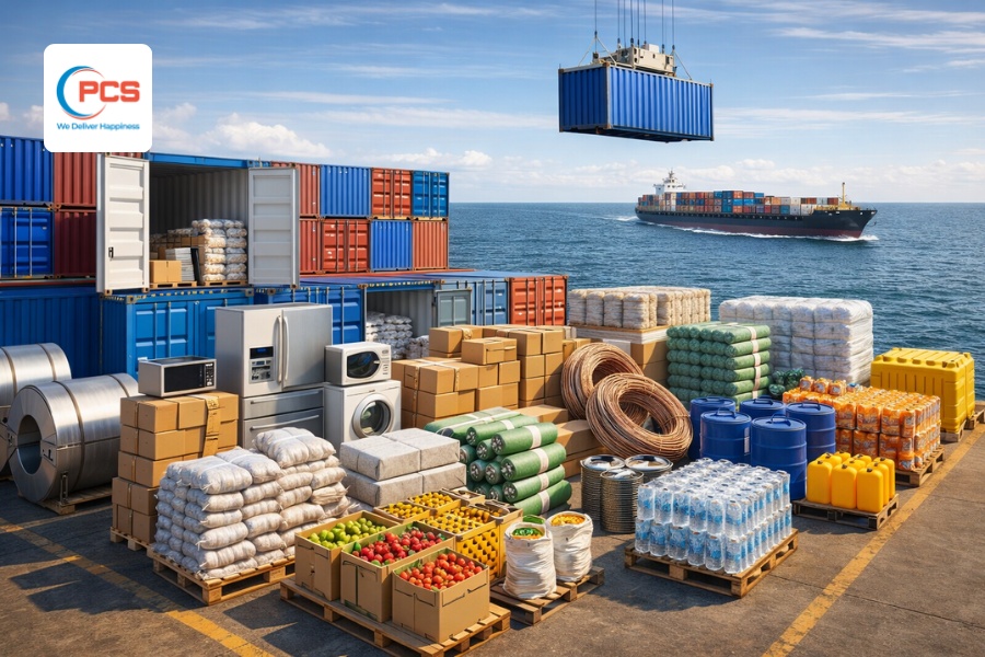 C&aacute;c mặt h&agrave;ng n&ecirc;n vận chuyển bằng đường biển