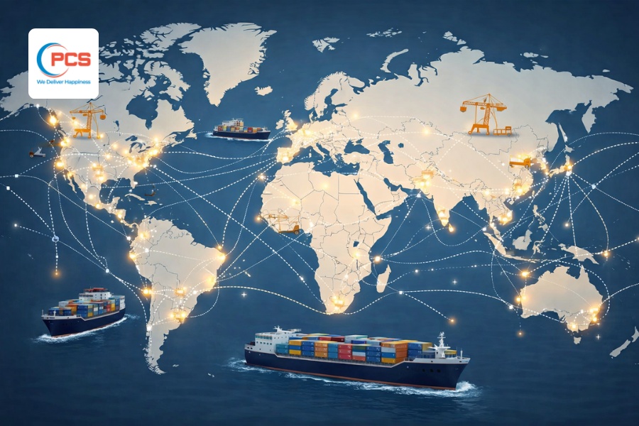 Giao th&ocirc;ng vận tải đường biển d&agrave;y đặc, thuận lợi giao thương quốc tế