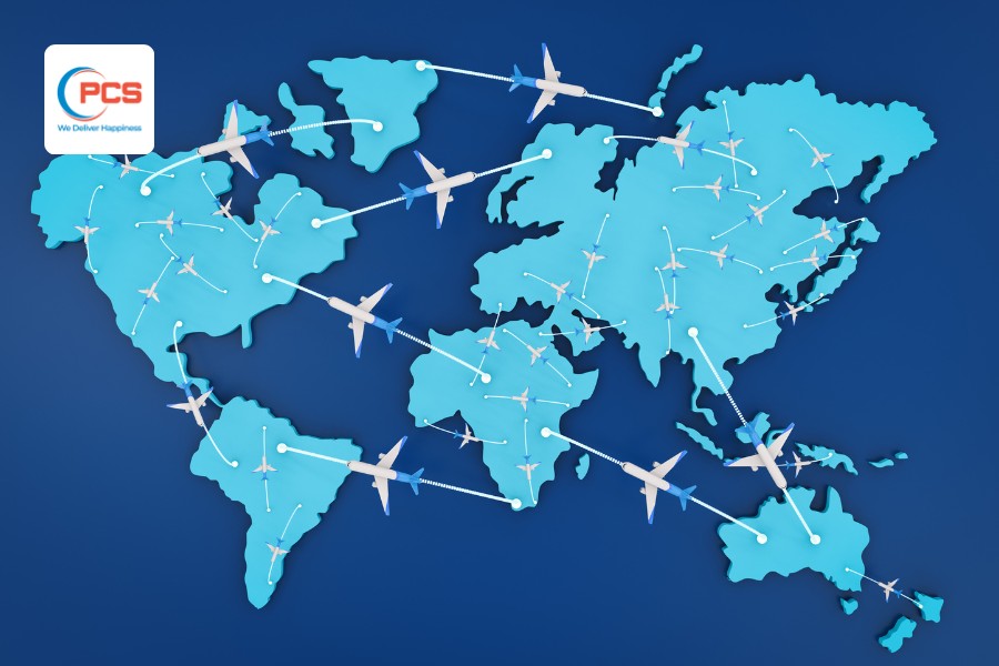 Vận chuyển h&agrave;ng h&oacute;a bằng đường h&agrave;ng kh&ocirc;ng đ&oacute;ng vai tr&ograve; quan trọng trong giao thương quốc tế