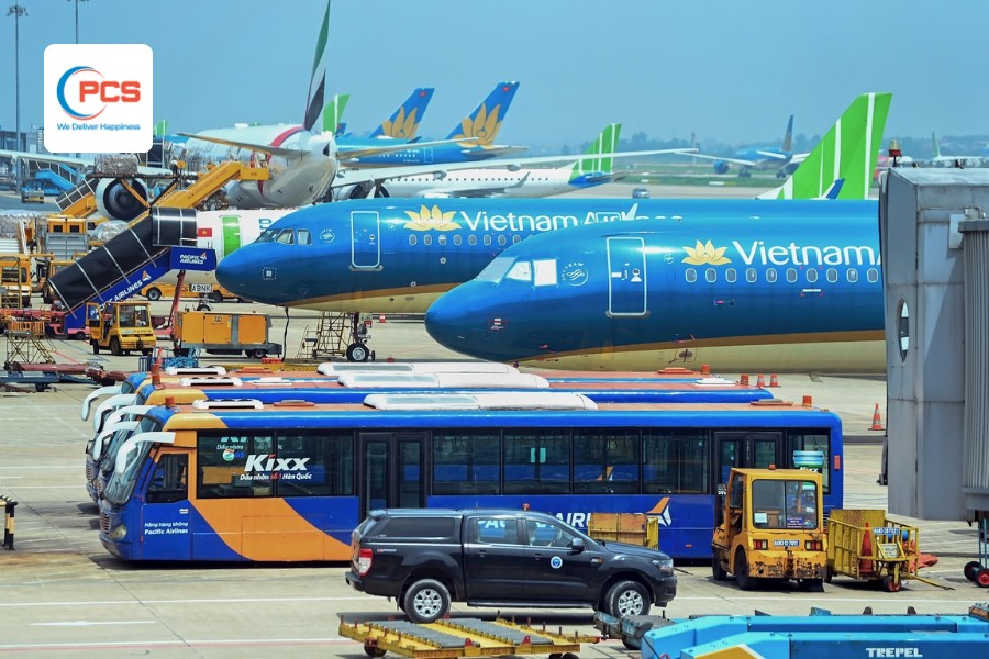 Ng&agrave;nh vận tải h&agrave;ng kh&ocirc;ng Việt Nam tăng trưởng n&oacute;ng g&acirc;y &aacute;p lực l&ecirc;n cơ sở hạ tầng hiện hữu