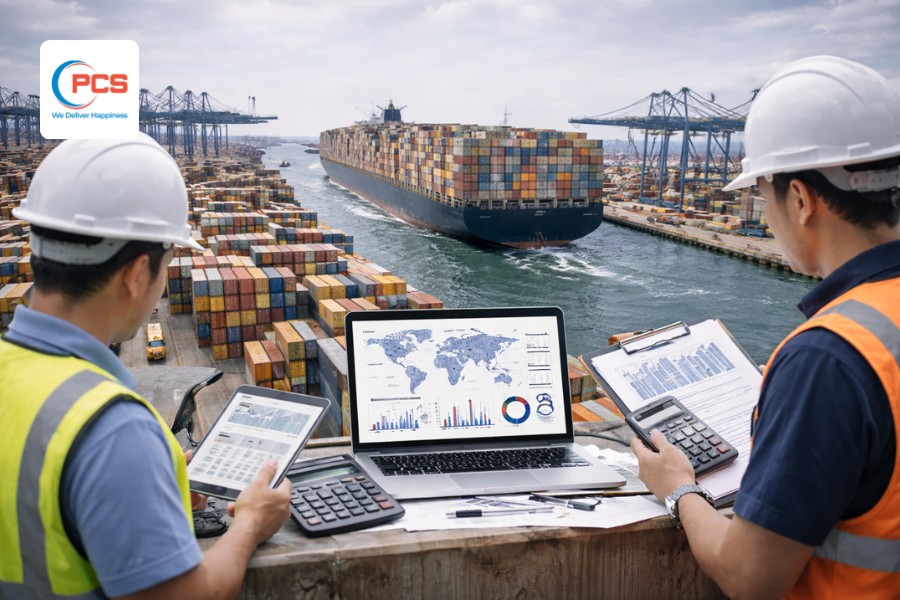 Khối lượng hàng nguyên container được tính dựa trên tổng trọng lượng hàng hóa và vỏ container. Khối lượng hàng nguyên container được tính dựa trên tổng trọng lượng hàng hóa và vỏ container.