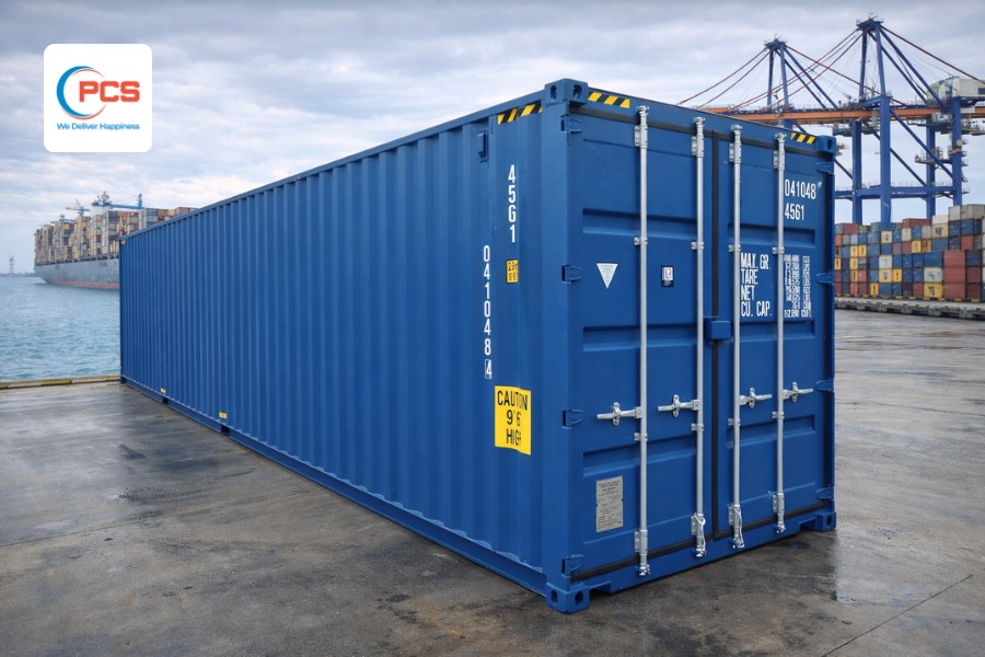 Container 40 feet cao (40’HC) cho phép chở hàng thể tích lớn với chiều cao tối ưu hơn container thường. Container 40 feet cao (40’HC) cho phép chở hàng thể tích lớn với chiều cao tối ưu hơn container thường.