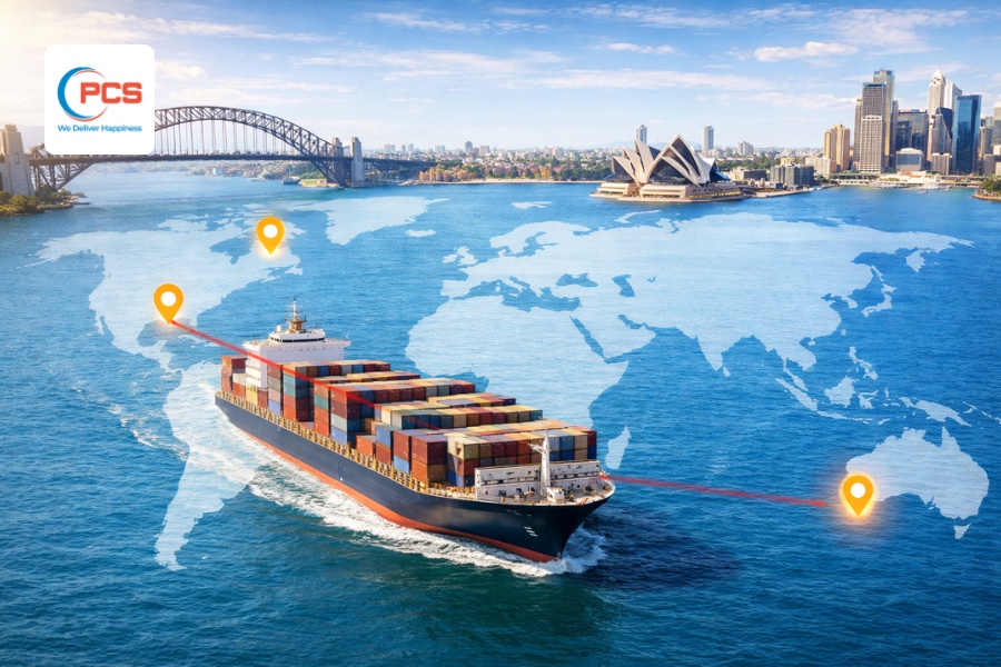 Từ Việt Nam đến châu Úc thường đi cảng chính như Sydney Từ Việt Nam đến châu Úc thường đi cảng chính như Sydney