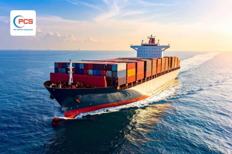 Vận chuyển hàng hóa đường biển tuy lâu hơn các phương thức khác nhưng chủ hàng có thể chuyển khối lượng hàng khổng lồ Vận chuyển hàng hóa đường biển tuy lâu hơn các phương thức khác nhưng chủ hàng có thể chuyển khối lượng hàng khổng lồ