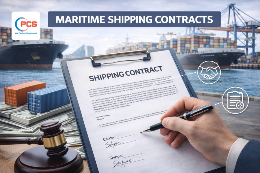 Hợp đồng vận chuyển đường biển l&agrave; thỏa thuận ph&aacute;p l&yacute; quy định quyền, nghĩa vụ v&agrave; tr&aacute;ch nhiệm giữa c&aacute;c b&ecirc;n