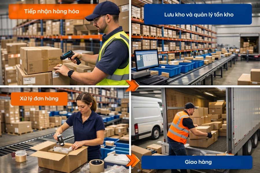 Quy trình hoạt động của một Fulfillment Center Quy trình hoạt động của một Fulfillment Center