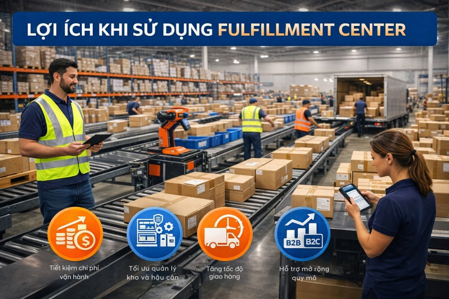 Lợi ích khi sử dụng Fulfillment Center Lợi ích khi sử dụng Fulfillment Center