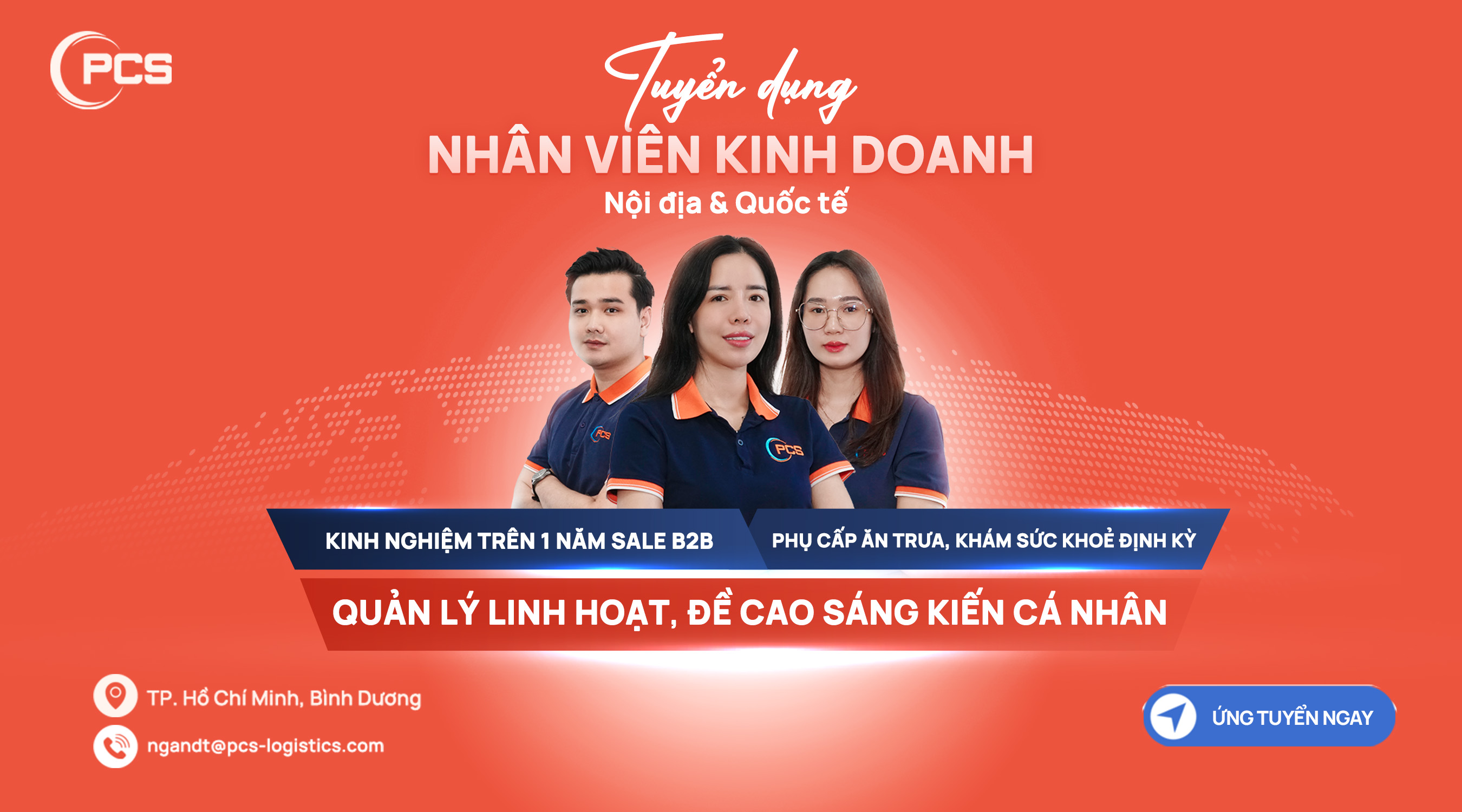 Recruitment business development executive, domestic and international in HCMC, Binh Duong