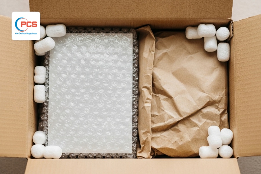 Áp dụng các phương pháp chèn, lót khi vận chuyển để đảm bảo an toàn cho hàng dễ vỡ Áp dụng các phương pháp chèn, lót khi vận chuyển để đảm bảo an toàn cho hàng dễ vỡ