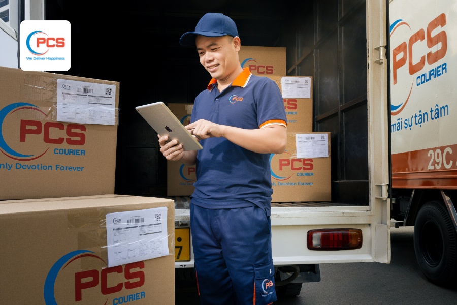 Chủ hàng bàn giao hàng hóa cho đơn vị vận chuyển Chủ hàng bàn giao hàng hóa cho đơn vị vận chuyển