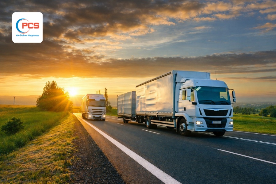 Vận chuyển hàng hóa đường bộ hiện đang là phương thức chủ đạo trong chuỗi logistics tại Việt Nam Vận chuyển hàng hóa đường bộ hiện đang là phương thức chủ đạo trong chuỗi logistics tại Việt Nam