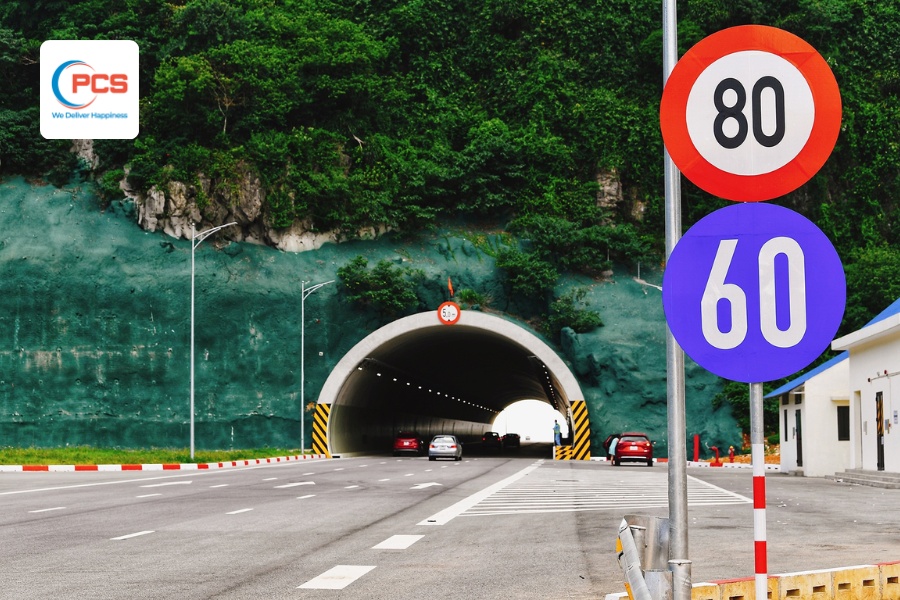 Biển báo tốc độ trên đường cao tốc Biển báo tốc độ trên đường cao tốc