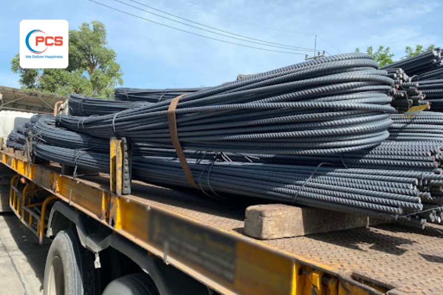 Vận chuyển nguy&ecirc;n vật liệu x&acirc;y dựng, sản xuất cần xe c&oacute; tải trọng cao