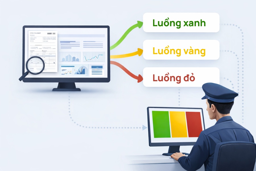 Th&ocirc;ng tin tr&ecirc;n tờ khai hải quan được sử dụng l&agrave;m cơ sở ph&acirc;n luồng kiểm tra v&agrave; x&aacute;c định mức độ gi&aacute;m s&aacute;t đối với l&ocirc; h&agrave;ng.