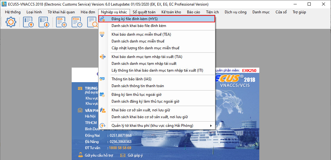 Khai b&aacute;o c&aacute;c chứng từ, hồ sơ đ&iacute;nh k&egrave;m phục vụ việc kiểm tra v&agrave; đối chiếu.