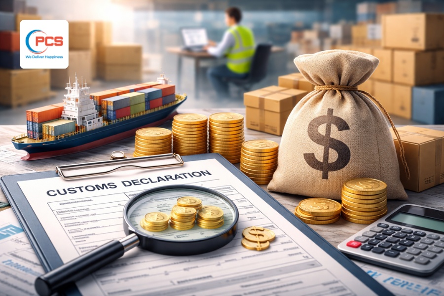 Chi ph&iacute; mở tờ khai hải quan kh&ocirc;ng phụ thuộc theo  trị gi&aacute; h&agrave;ng h&oacute;a