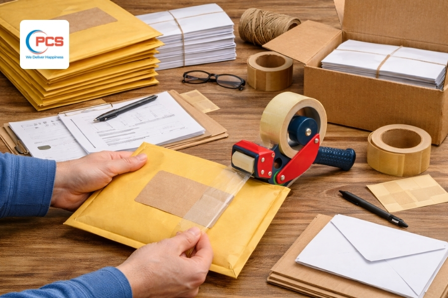 Đóng gói tài liệu đúng quy chuẩn giúp tài liệu không bị rách, hỏng khi vận chuyển Đóng gói tài liệu đúng quy chuẩn giúp tài liệu không bị rách, hỏng khi vận chuyển