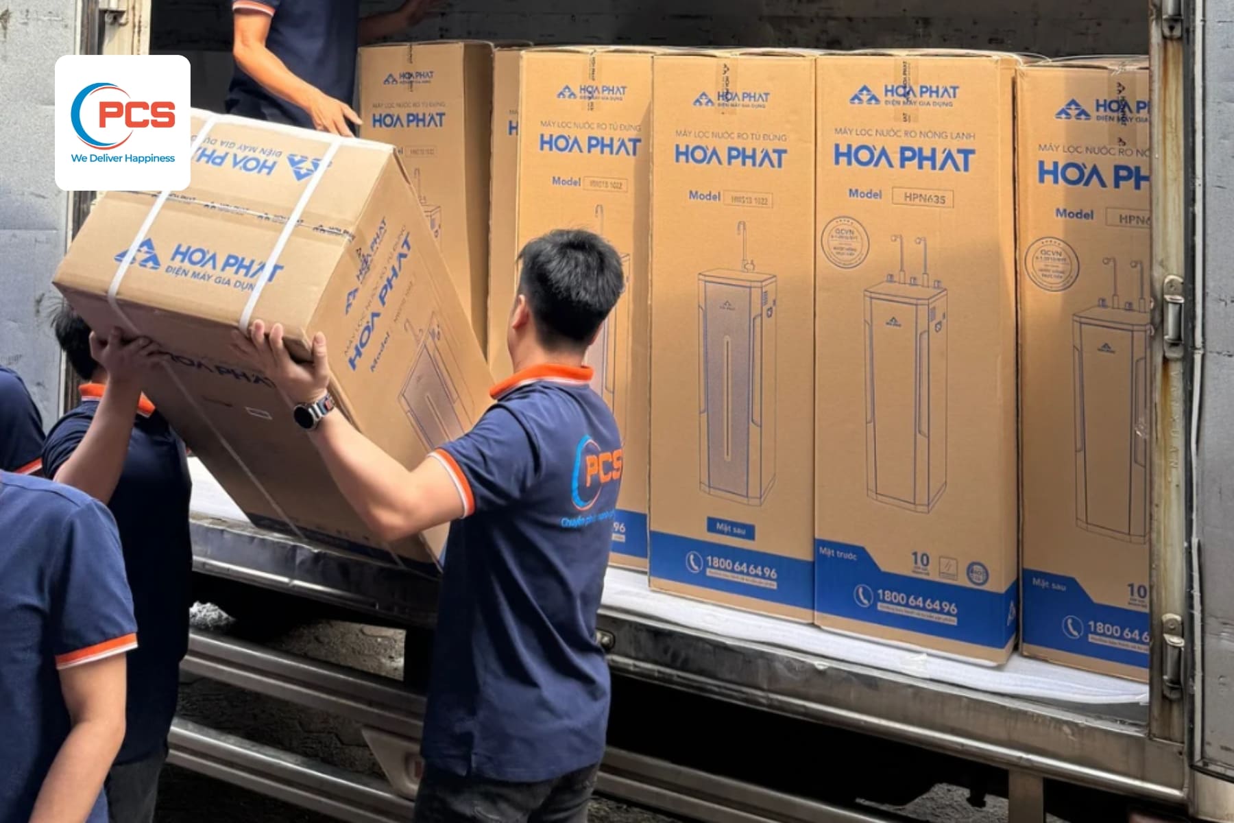 PCS Logistics l&agrave; đối t&aacute;c vận chuyển của một số thương hiệu lớn&nbsp; như H&ograve;a Ph&aacute;t, Vinsfast, MG,...
