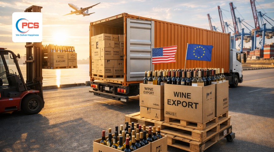 Vận chuyển rượu ra nước ngo&agrave;i cần tu&acirc;n thủ ph&aacute;p l&yacute;, quy định của nước sở tại