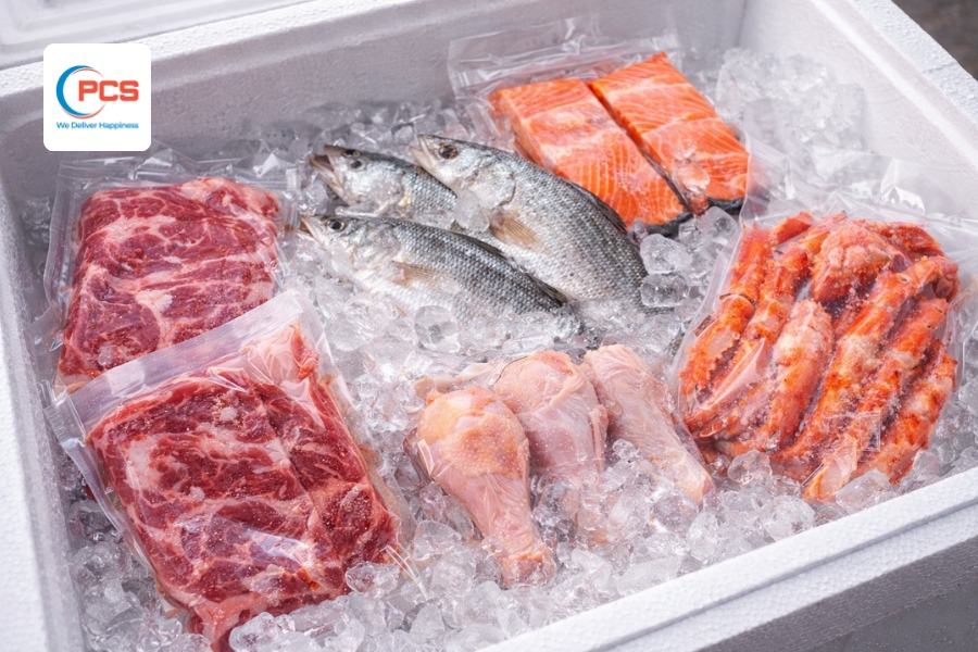 C&aacute;c loại thực phẩm tươi sống cần m&ocirc;i trường vận chuyển khắt khe hơn từ xe lạnh đến đ&oacute;ng g&oacute;i, ướp đ&aacute;&hellip;