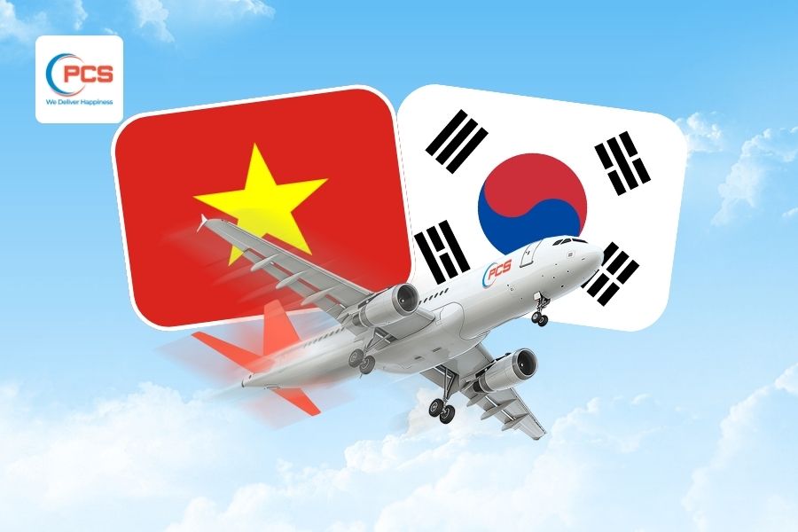 PCS operates the Vietnam-Korea air route with a stable flight frequency, creating clear advantages in delivery speed and transit reliability. PCS operates the Vietnam-Korea air route with a stable flight frequency, creating clear advantages in delivery speed and transit reliability.