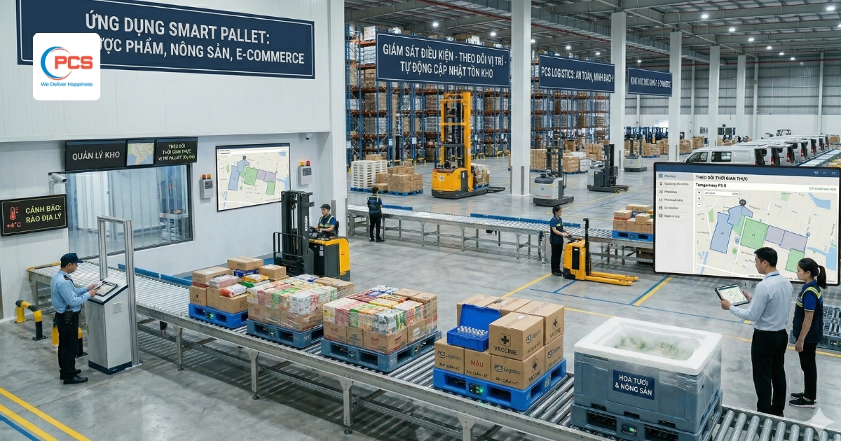 8 Ứng dụng smart pallet trong chuỗi cung ứng hiện đại