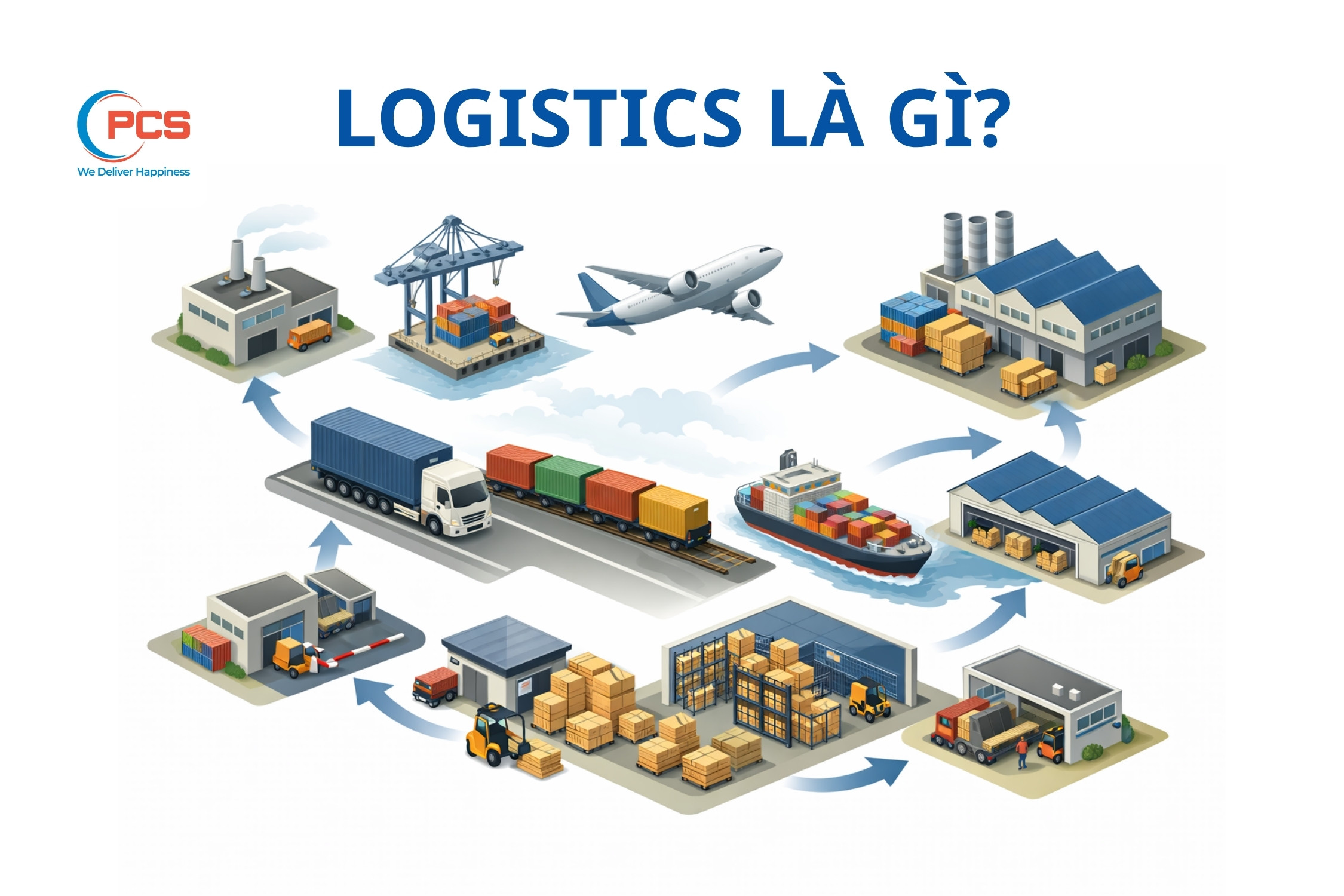 Logistics là hệ thống quản lý toàn bộ dòng chảy hàng hóa Logistics là hệ thống quản lý toàn bộ dòng chảy hàng hóa
