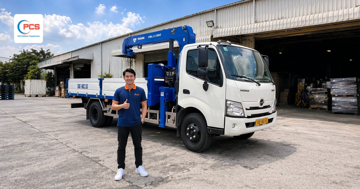 PCS Logistics tuyển dụng Nhân viên Lái xe tải cẩu tại Bình Dương