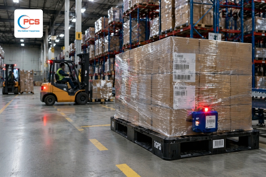 Smart pallet t&iacute;ch hợp AI v&agrave; Edge Computing gi&uacute;p ph&aacute;t hiện rủi ro v&agrave; cảnh b&aacute;o tức th&igrave; ngay tại kho&nbsp;