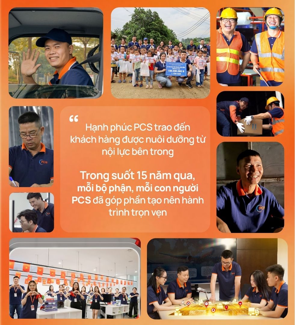Kỷ niệm 15 năm công ty PCS Logistics Kỷ niệm 15 năm công ty PCS Logistics