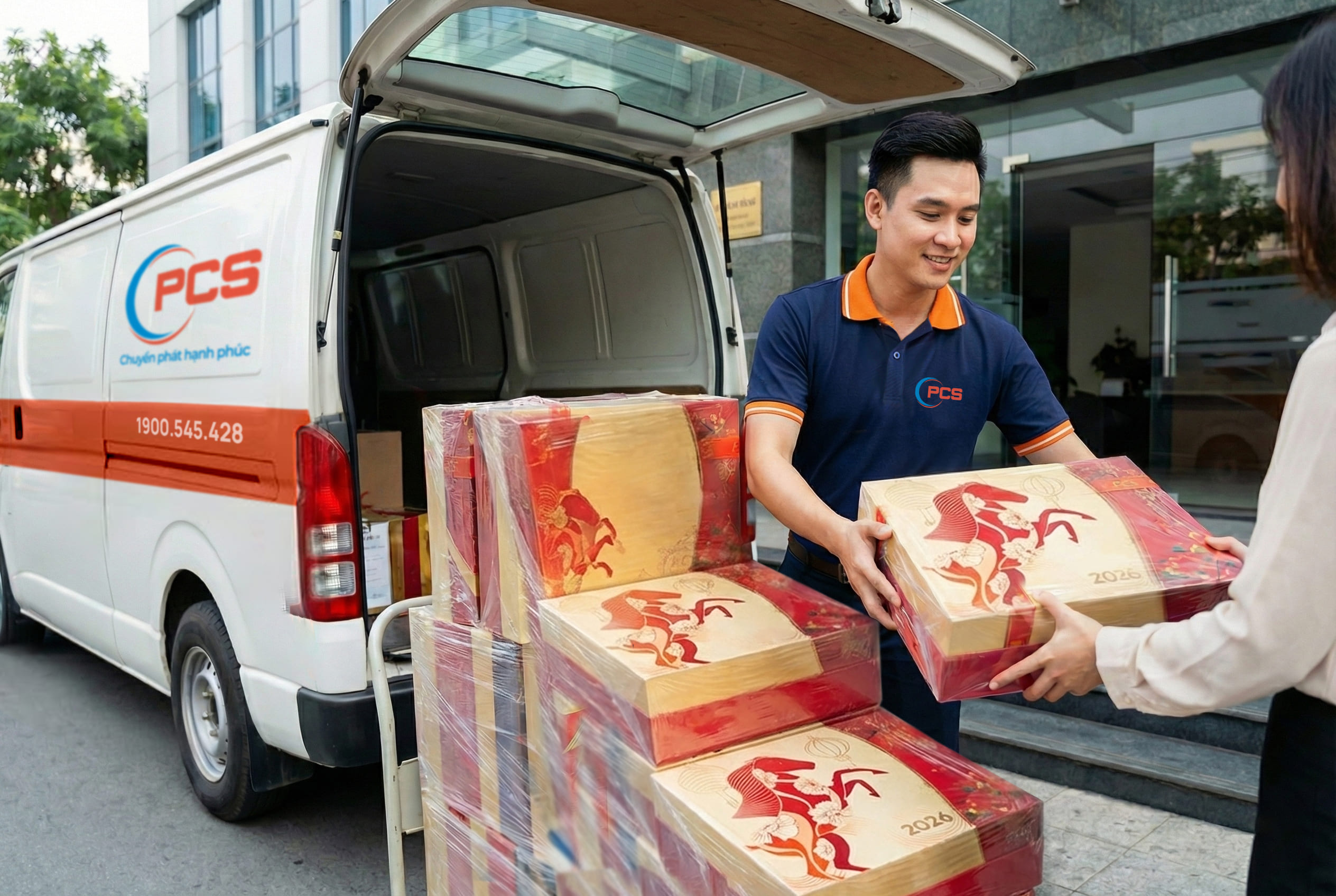 Vận chuyển h&agrave;ng qu&agrave; tết cho doanh nghiệp