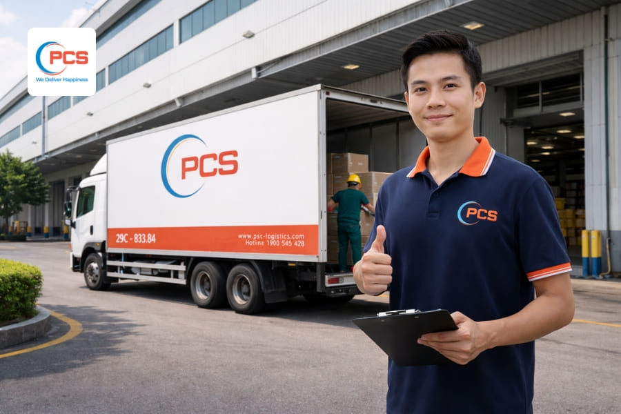 PCS Logistics với 15 năm kinh nghiệm vận chuyển hàng hoá cho doanh nghiệp nội địa và quốc tế. PCS Logistics với 15 năm kinh nghiệm vận chuyển hàng hoá cho doanh nghiệp nội địa và quốc tế.