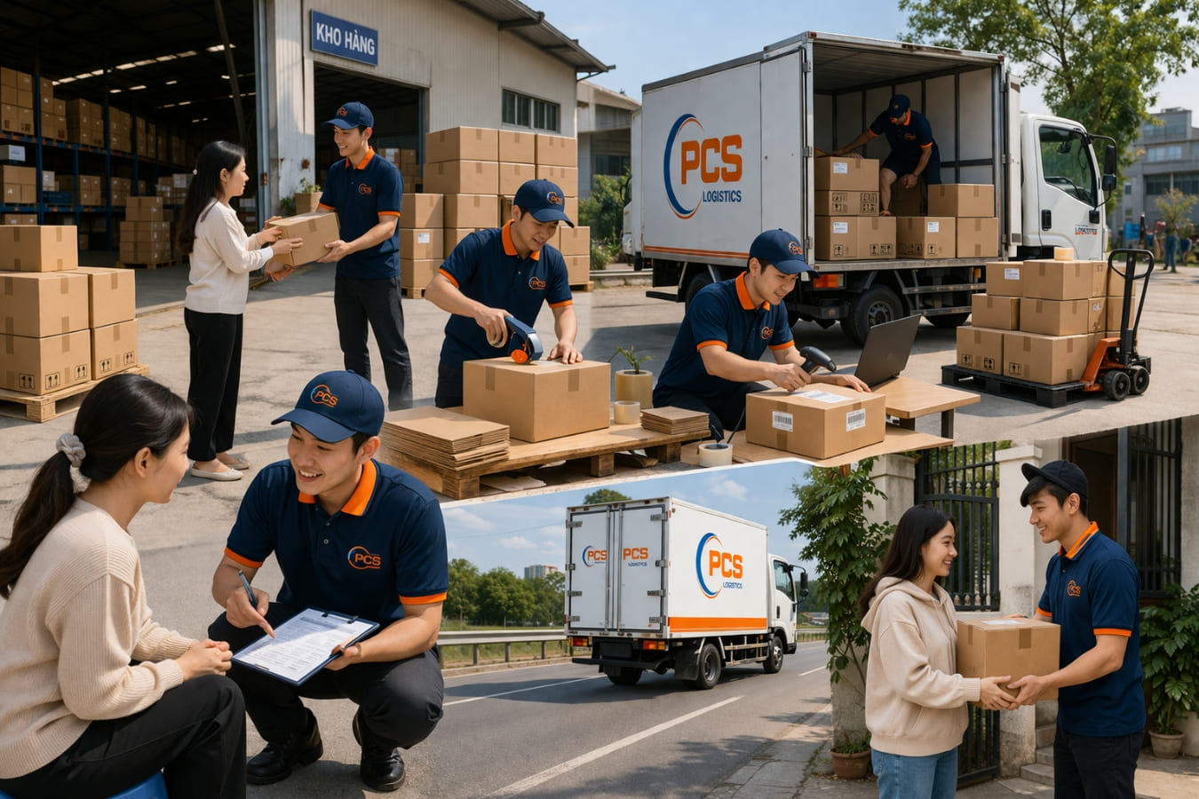 Quy tr&igrave;nh vận chuyển h&agrave;ng h&oacute;a bắt đầu từ tiếp nhận nhu cầu cho đến ho&agrave;n tất giao đơn h&agrave;ng an to&agrave;n cho người nhận