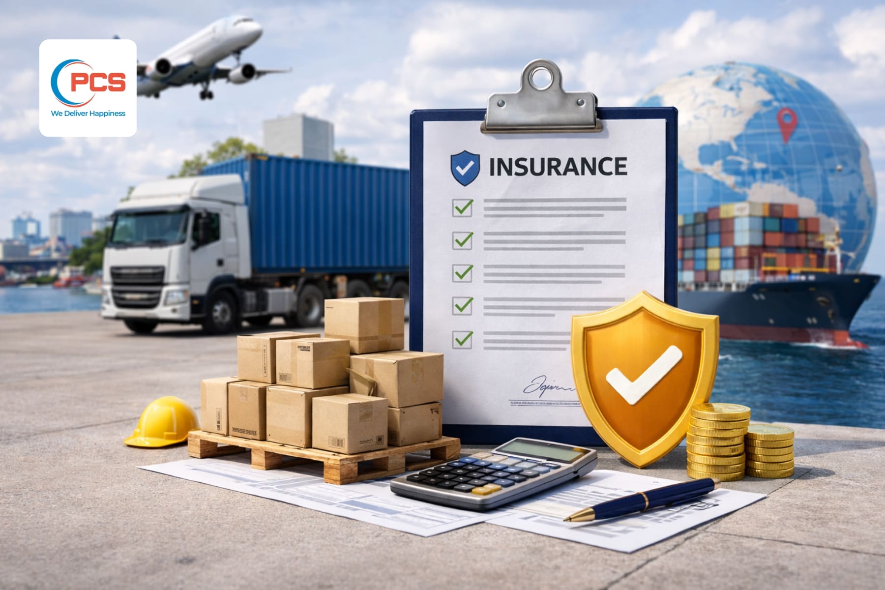 Bảo hiểm h&agrave;ng h&oacute;a gi&uacute;p giảm rủi ro v&agrave; bảo vệ t&agrave;i sản khi vận chuyển